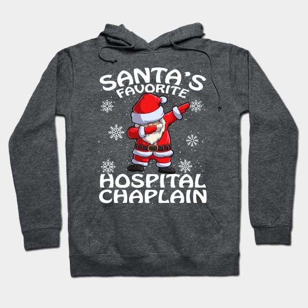 Santas Favorite Hospital Chaplain Christmas Hoodie by intelus